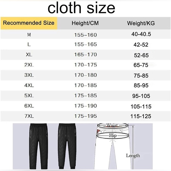 Unisex Fleece-Lined Waterproof Pants - Picture 8 of 14